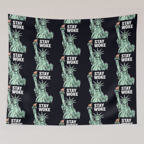 Item preview, Stay Woke Empowered Father’s Day Liberty Tribute designed and sold by Taans-Creation.