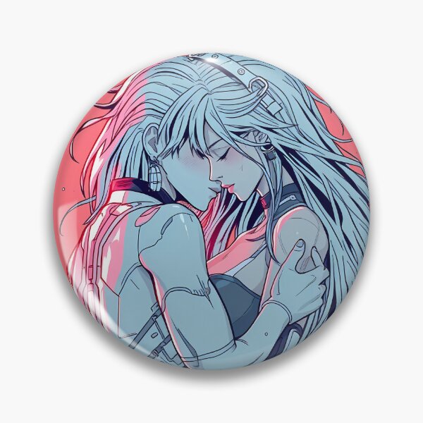 Item preview, Cyber Lovers in Futuristic Space Embrace designed and sold by Vitalka-uk.
