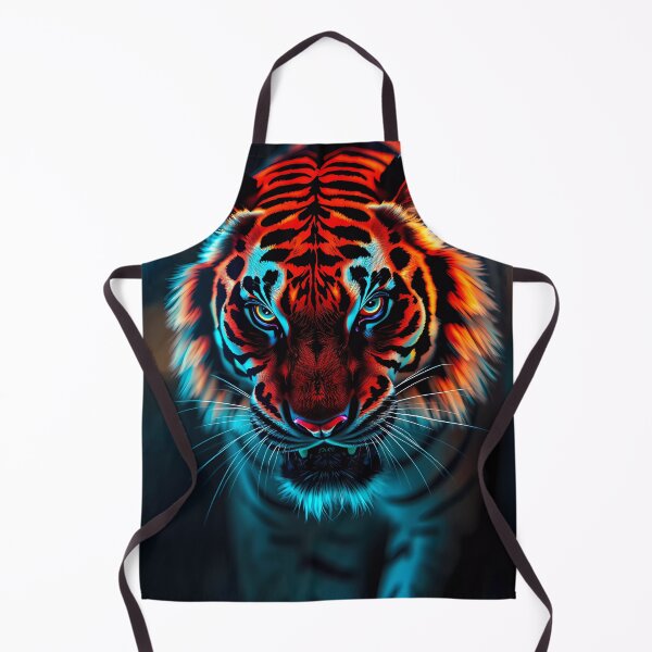 Item preview, Bioluminescent Tiger in Neon Light designed and sold by Vitalka-uk.