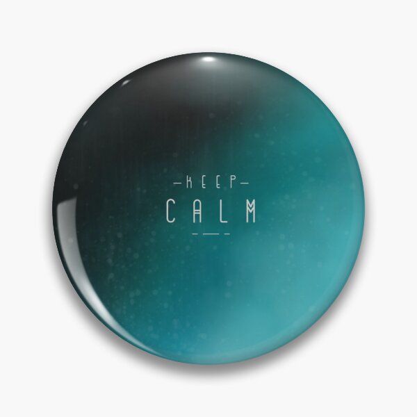Item preview, Keep Calm – Soothing Teal Mist Design designed and sold by CreationbyNiki.