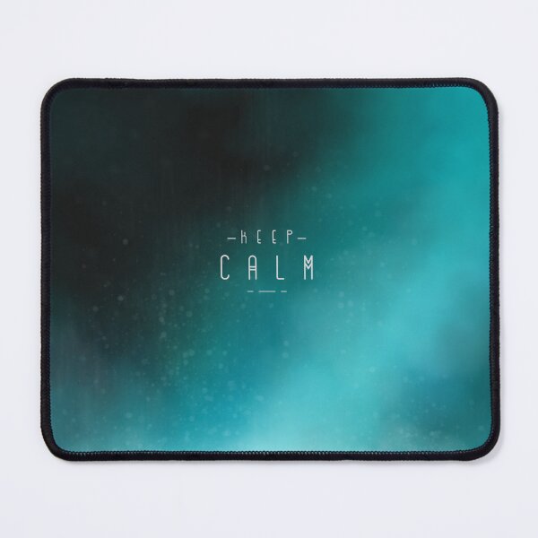 Item preview, Keep Calm – Soothing Teal Mist Design designed and sold by CreationbyNiki.