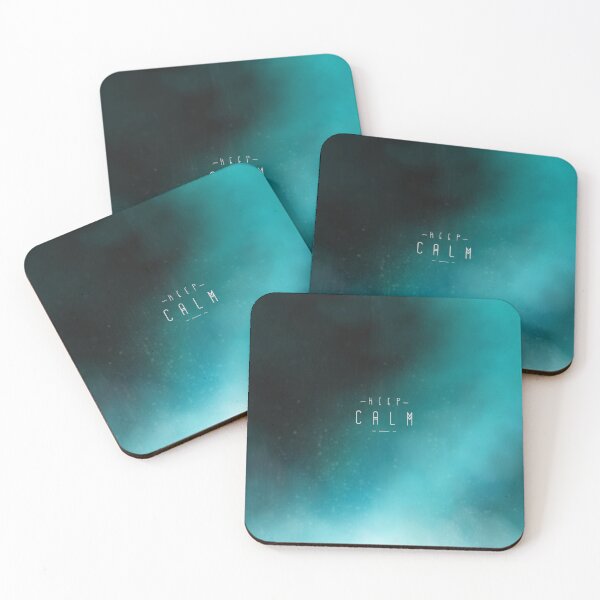 Item preview, Keep Calm – Soothing Teal Mist Design designed and sold by CreationbyNiki.
