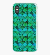 Green scales iPhone Case