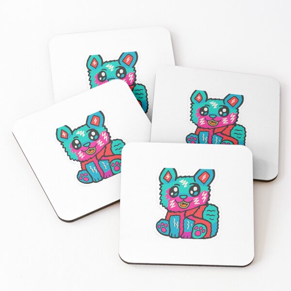 Item preview, Colorful Happy Wolf Pup designed and sold by Bethany Ever After.