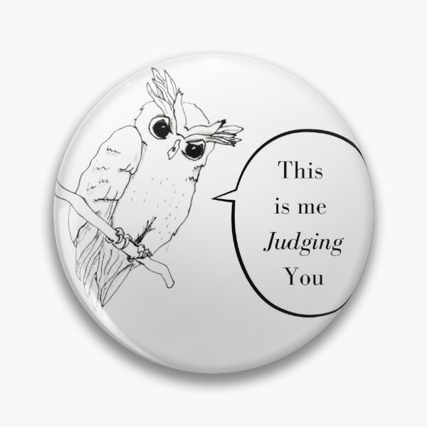 Item preview, Judgmental Owl  designed and sold by Erynnreimer.