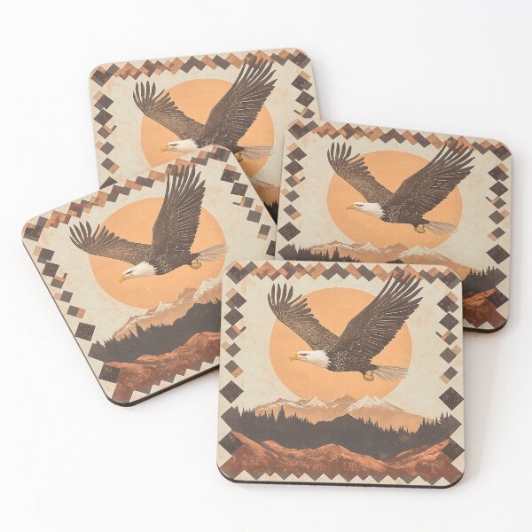 Item preview, Eagle Over Sacred Peaks designed and sold by daila70.