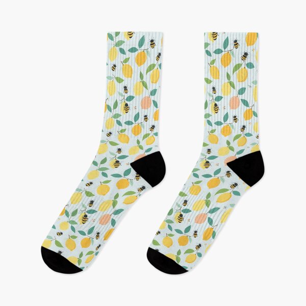 Item preview, Vintage Citrus and Bees Pattern designed and sold by Designbes.