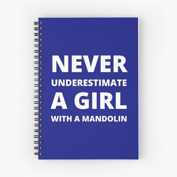Item preview, Never underestimate a girl with a mandolin designed and sold by fev-rocks.