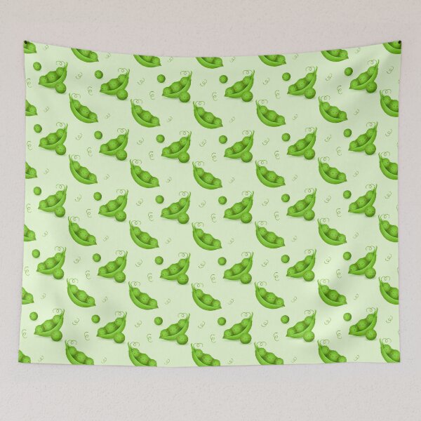 Item preview, cute pea vegetable in green designed and sold by jancajiravova.