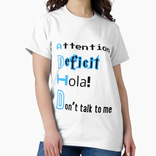 Item preview, ADHD shirt designed and sold by Pop, Culture and Stuff.