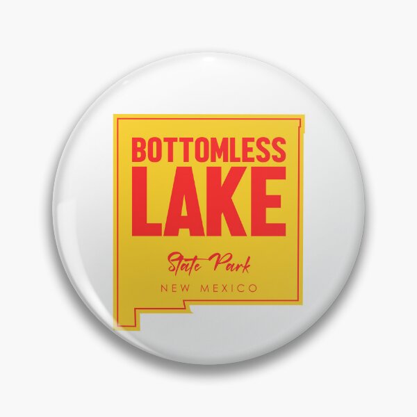 Item preview, Bottomless Lake State Park New Mexico Map designed and sold by bivenart.