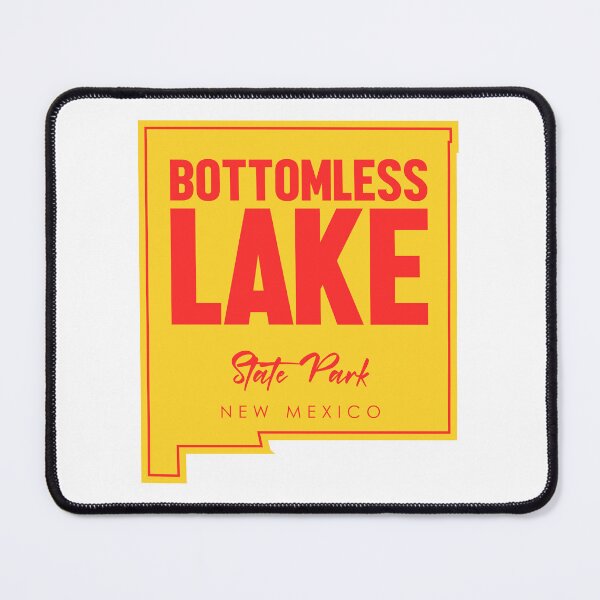 Item preview, Bottomless Lake State Park New Mexico Map designed and sold by bivenart.
