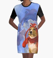 Lobster Corgi, Doggo #1 Graphic T-Shirt Dress