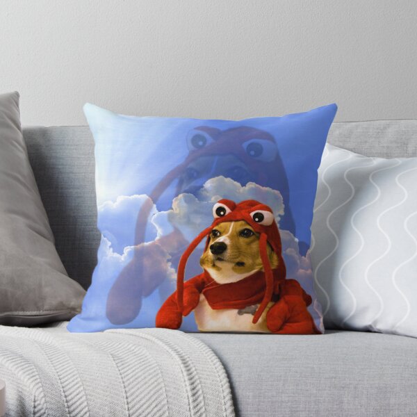 Lobster Corgi, Doggo #1 Throw Pillow