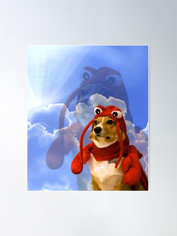 Alternate view of Lobster Corgi, Doggo #1 Poster