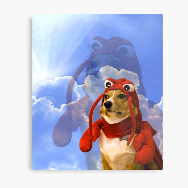 Lobster Corgi, Doggo #1 Metal Print