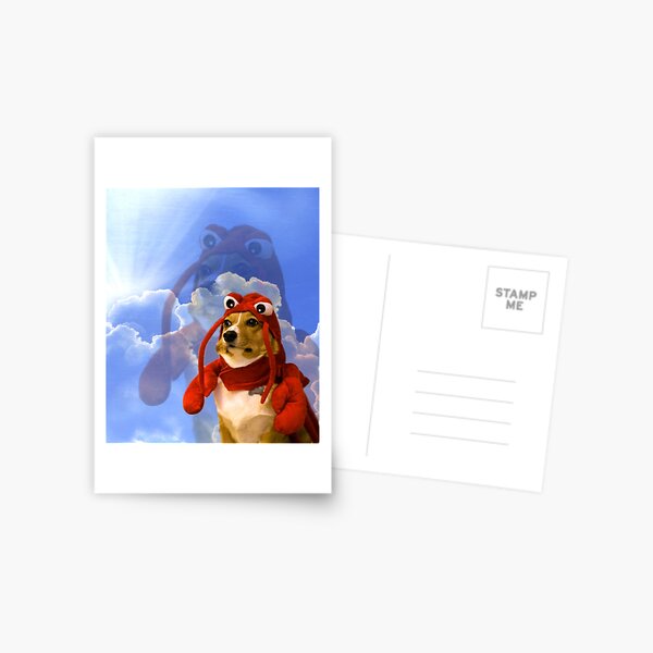 Lobster Corgi, Doggo #1 Postcard