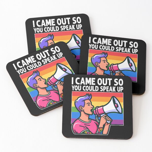 Item preview, I CAME OUT SO YOU COULD SPEAK UP - LGBTQIA+ GIFT designed and sold by KEF Custom.