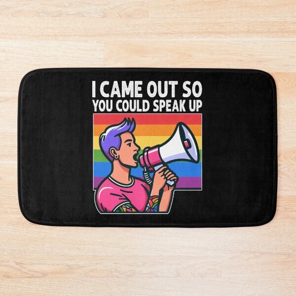 Item preview, I CAME OUT SO YOU COULD SPEAK UP - LGBTQIA+ GIFT designed and sold by KEF Custom.