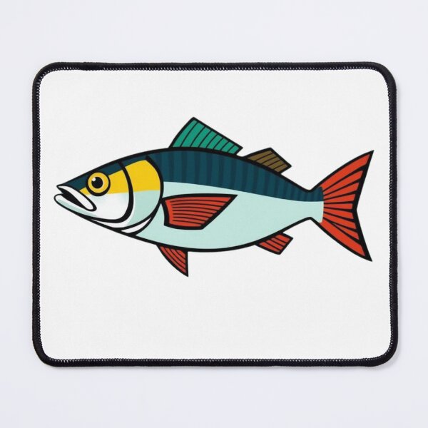 Item preview, Colorful Geometric Fish Illustration designed and sold by TwoDotsStudio.