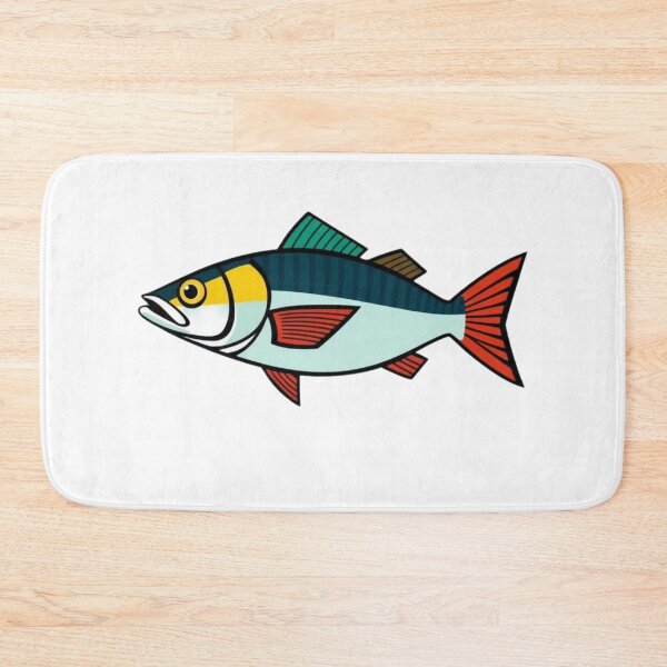 Item preview, Colorful Geometric Fish Illustration designed and sold by TwoDotsStudio.
