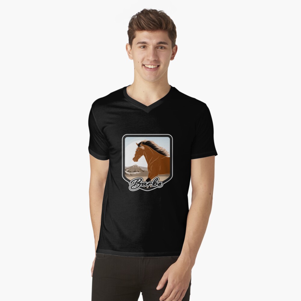 Aperçu de l'œuvre T-shirt col V créée et vendue par WebEquitation.