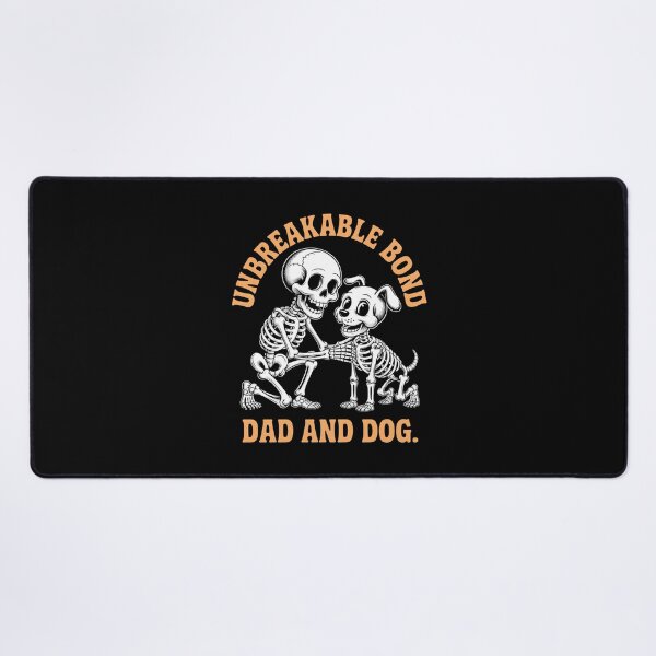 Item preview, Unbreakable Bond – Skeleton Dad and Dog Best Friends Forever Design designed and sold by Opalook.