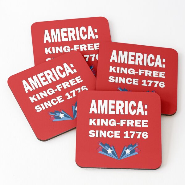 Item preview, America King Free since 1776 designed and sold by Karen Simon.