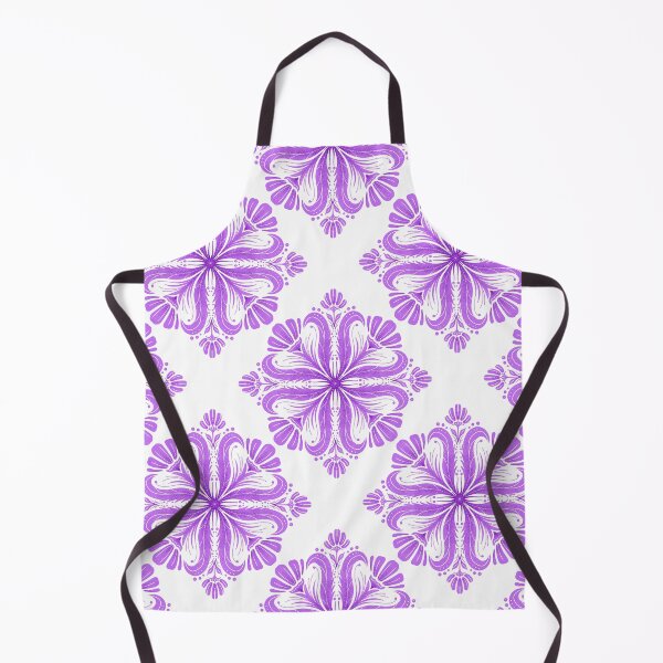 Item preview, Lila floral square pattern designed and sold by jancajiravova.