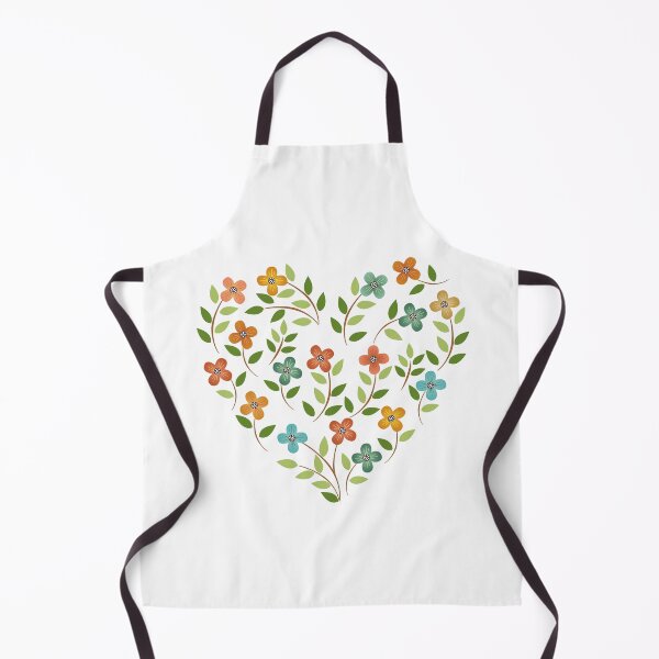 Item preview, Floral Heart Design – Romantic Botanical Flower Illustration Gift designed and sold by PnrArtDesign.