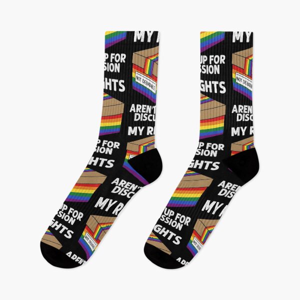 Item preview, MY RIGHTS AREN'T UP FOR DISCUSSION - LGBTQIA+ GIFT designed and sold by KEF Custom.