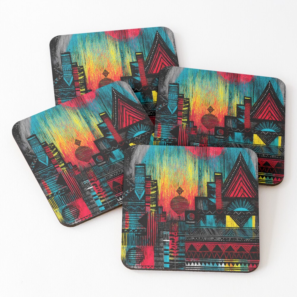 Item preview, Coasters (Set of 4) designed and sold by KunstInInkt.