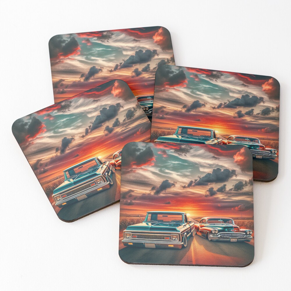 Item preview, Coasters (Set of 4) designed and sold by NOSTALGinc.