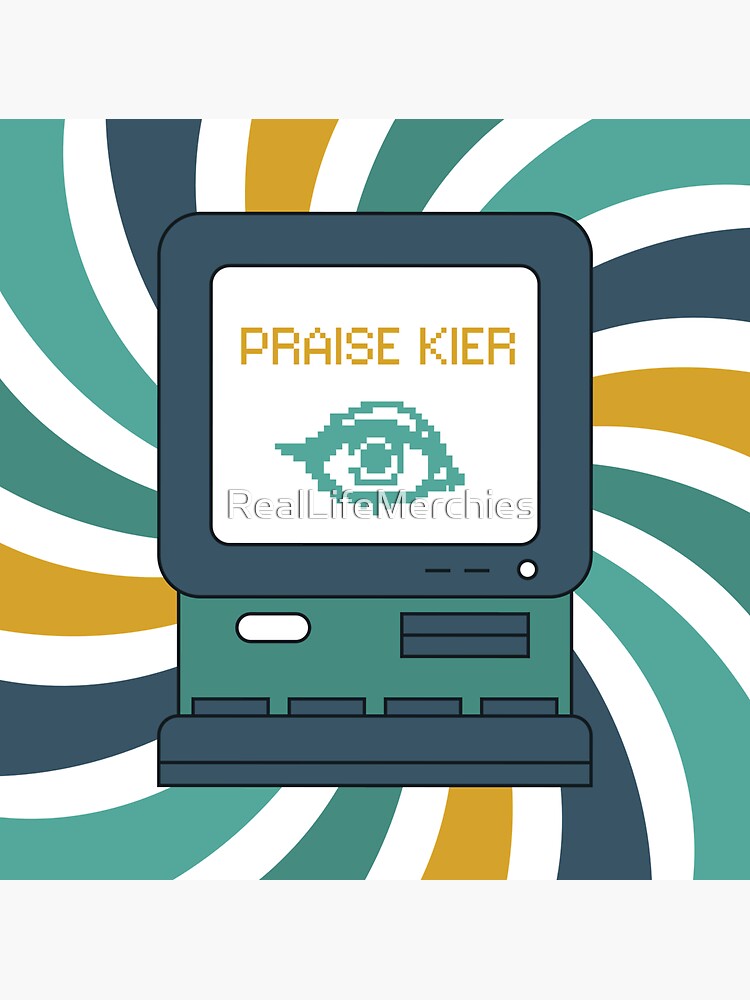 "Praise Kier with Pixel Eye – Vintage Tech Severance Fan Design ...