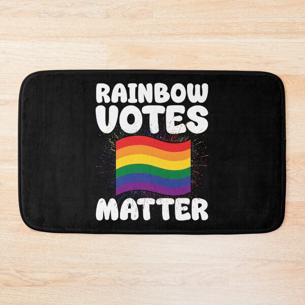 Item preview, RAINBOW VOTES MATTER - LGBTQIA+ GIFT designed and sold by KEF Custom.