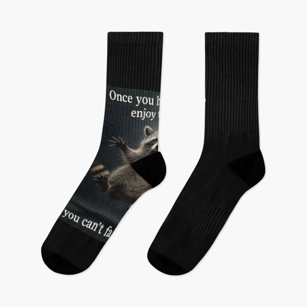 Item preview, Dramatic Raccoon Falling Pose with Motivational Quote – Rock Bottom Animal Poster designed and sold by love3617.