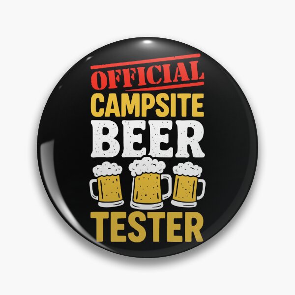 Item preview, Official Campsite Beer Tester Camping Design designed and sold by JackCurtis1991.