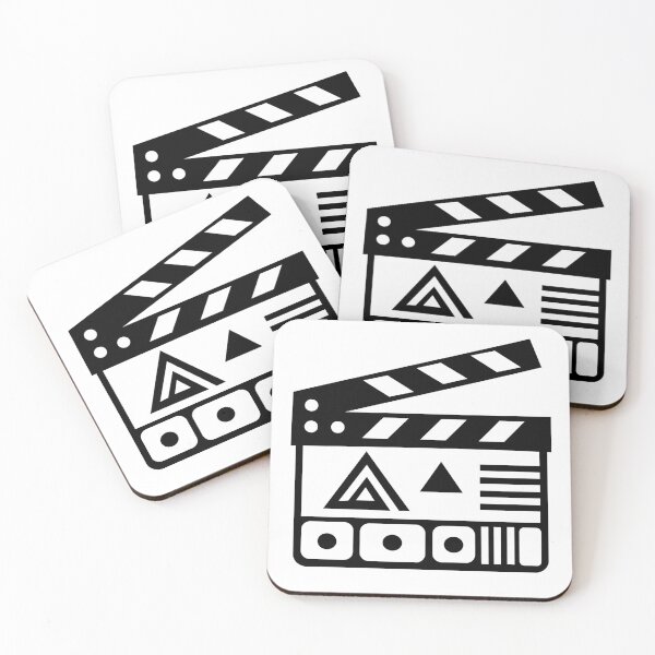 Item preview, Film Clapboard Icon – Cinematic Design for Movie Lovers designed and sold by matybrak.
