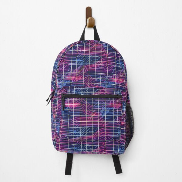 Item preview, Retro-Futuristic Neon Electric Geometric Grids designed and sold by MidArtForge.