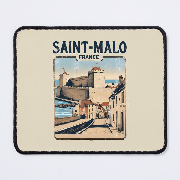 Item preview, A Vintage Illustration of Saint-Malo - France  designed and sold by GoodOldVintage.