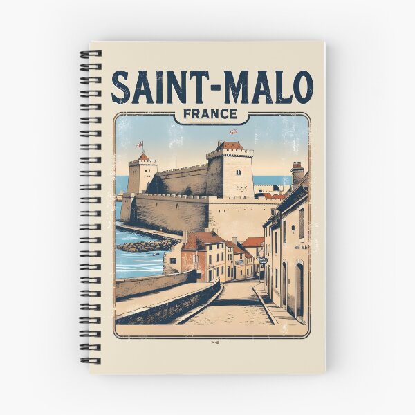 Item preview, A Vintage Illustration of Saint-Malo - France  designed and sold by GoodOldVintage.