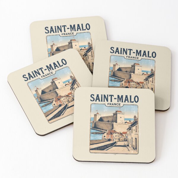 Item preview, A Vintage Illustration of Saint-Malo - France  designed and sold by GoodOldVintage.