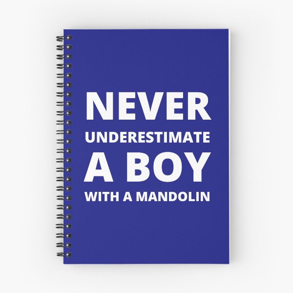 Item preview, Never underestimate a boy with a mandolin designed and sold by fev-rocks.