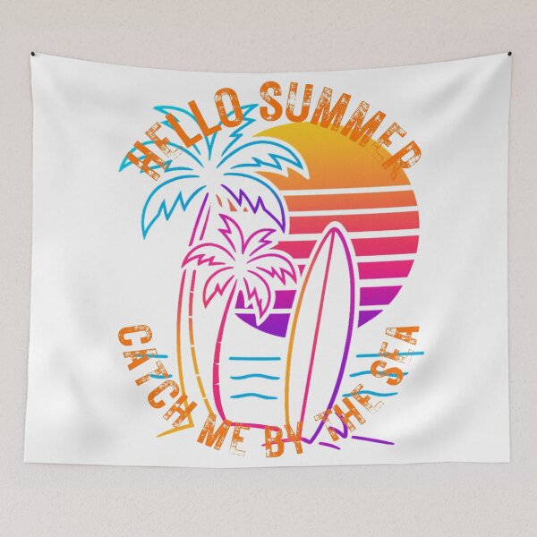 Item preview, Summer, Hello Summer,  SunsetArt, BeachVibes, Surfing designed and sold by Azazel77.