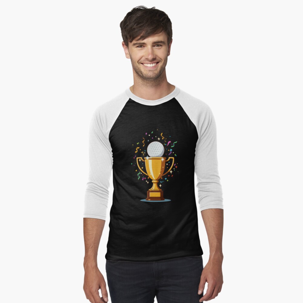 Vista previa del artículo con la obra «Camiseta ¾ estilo béisbol», diseñado y vendido por FotoLibreStudio.