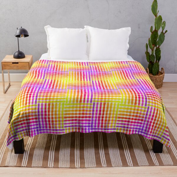 Item preview, Rainbow striped pattern checkered designed and sold by jancajiravova.