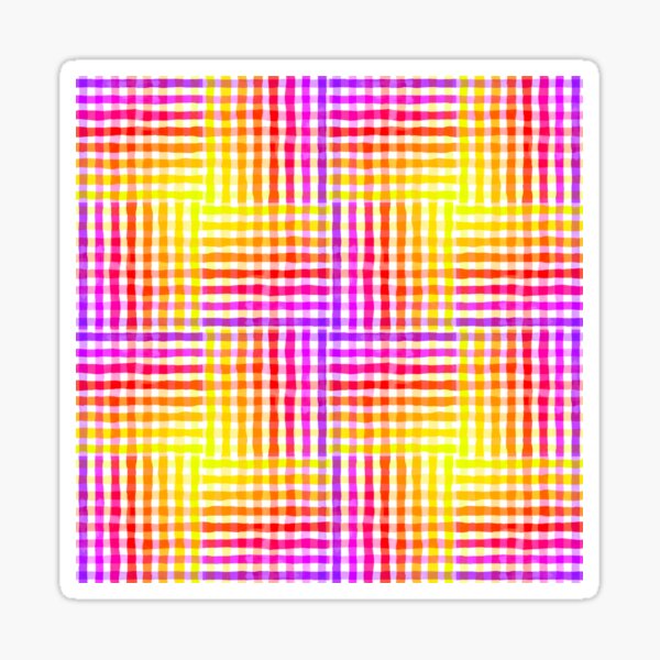 Item preview, Rainbow striped pattern checkered  designed and sold by jancajiravova.