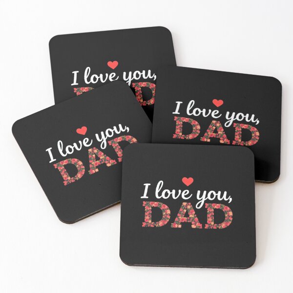 Item preview,  I Love You Dad – Floral Father's Day Gift Design designed and sold by PrimeColors.