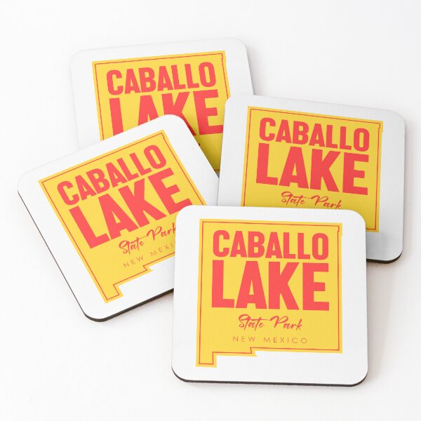 Aperçu de l'œuvre Carte du parc d'État de Caballo Lake, Nouveau-Mexique créée et vendue par bivenart.