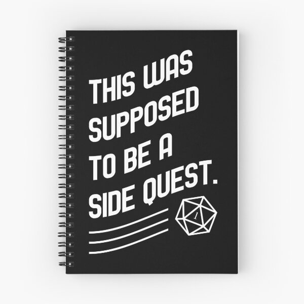 Item preview, Funny Side Quest Meme Polyhedral D20 Dice Tabletop RPG designed and sold by pixeptional.